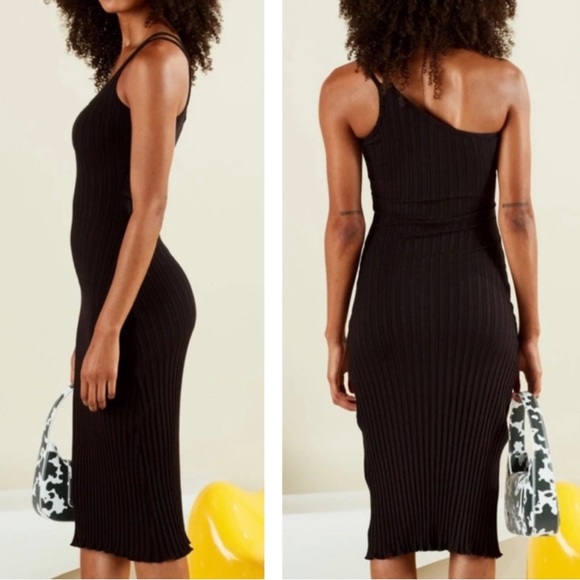 NWT Simon Miller Rib Oline Dress in black - Picture 2 of 5